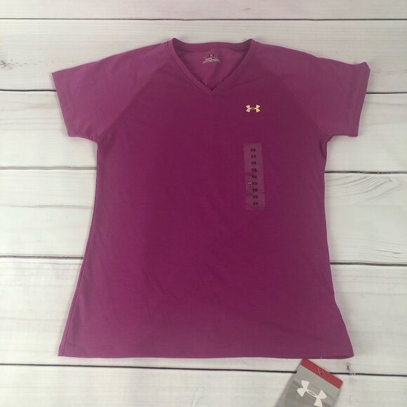 Under Armour Womens v-neck top size XS NEW - Picture 1 of 4